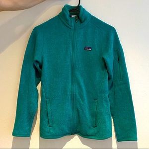 Teal Patagonia better sweater xs
